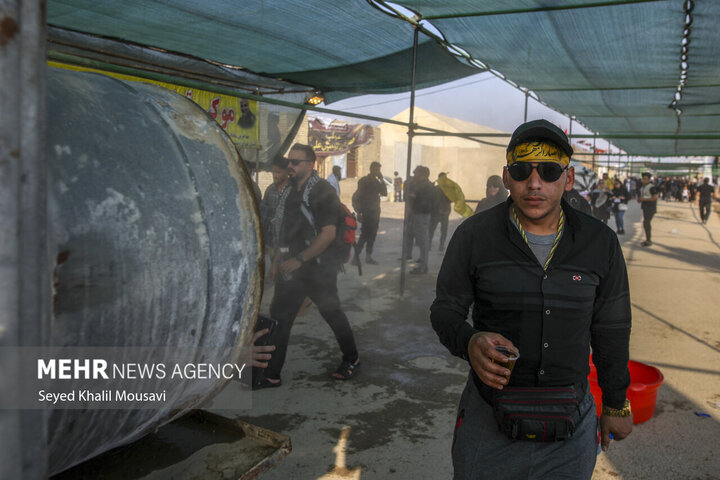 عکس_مرز چذابه در آستانه اربعین حسینی