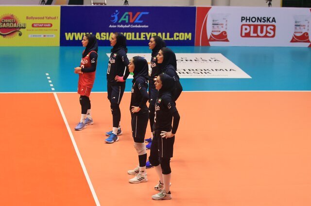 دهمی زنان والیبال ایران در قهرمانی آسیا