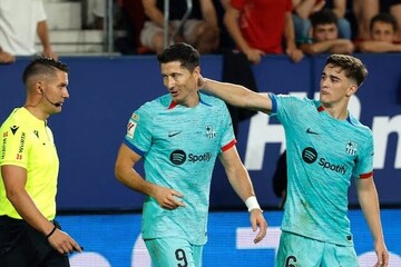 پیروزی سخت بارسلونا با پنالتی لواندوفسکی + فیلم خلاصه بازی