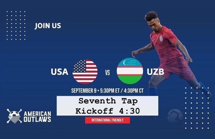 پخش زنده بازی دوستانه تیم های ملی فوتبال آمریکا - ازبکستان بامداد فردا ساعت ۰۱:۰۰ + لینک