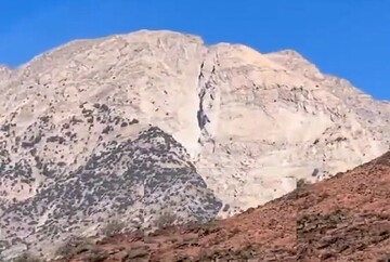 فیلم | ایجاد شکاف در کوه به دنبال زلزله مراکش