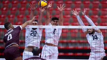 اولین برد مردان والیبال ایران در انتخابی المپیک + فیلم خلاصه بازی
