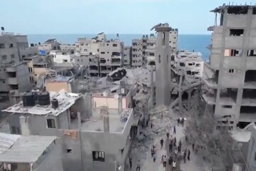فیلم | خسارات شهر غزه پس از حملات هوایی ارتش رژیم صهیونیستی