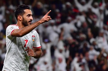 امارات با مبخوت مسرور شد! پیروزی برابر بحرین با دو گل + فیلم خلاصه بازی