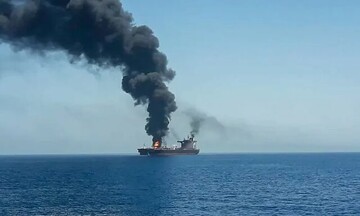 المیادین: کشتی اسرائیلی قبل از آتش‌بس هدف قرار گرفت