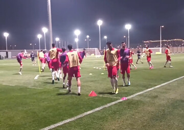 ببینید| آخرین تمرین تیم ملی قبل از دیدار با فلسطین در جام ملت‌های آسیا