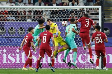 قطر با امتیاز کامل در یک هشتم‌نهایی / صعود تاریخی تاجیک‌ها به مرحله حذفی + فیلم خلاصه بازی‌ها
