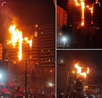 ببینید: آتش سوزی مهیب در بیمارستان گاندی تهران/آتش سرکش نهایتا مهار شد