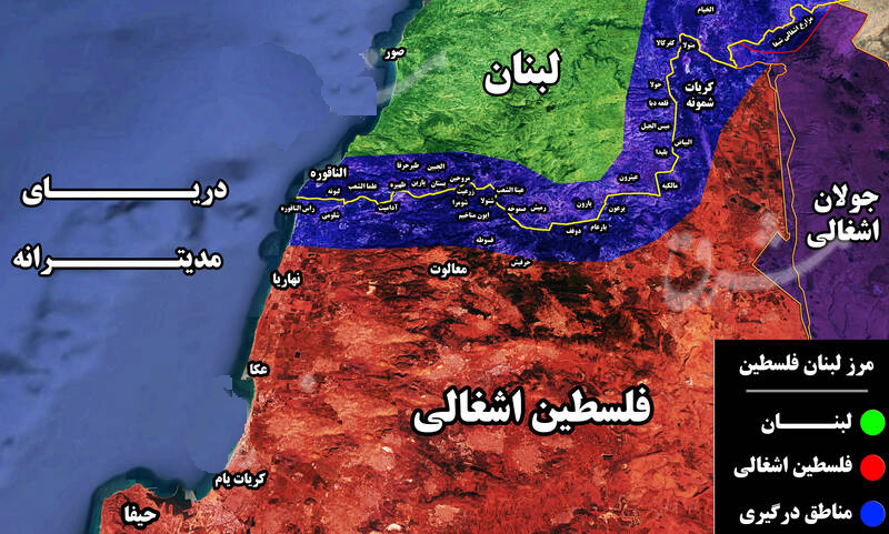 وحشت صهیونیست‌ها از عملیات قریب‌الوقوع حزب الله در عمق سرزمین‌های اشغالی+ نقشه میدانی 