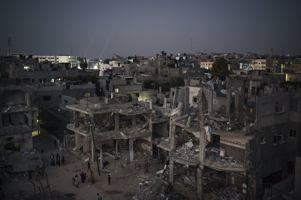 پس از ۱۹۰ روز رعب و وحشت، آرام‌ترین شب نوار غزه + فیلم