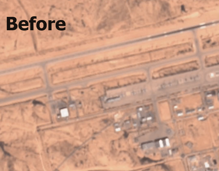 ببینید: اولین تصاویر ماهواره‌ای از خسارات حمله ایران به پایگاه معروف اسرائیل
