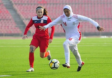 برد دختران فوتبالیست ایران مقابل ازبکستان + فیلم