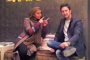 شاهرخ استخری در کنار همسرش در بلژیک + تصاویر