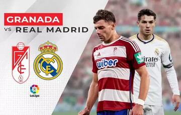 پخش زنده بازی گرانادا - رئال مادرید امشب ساعت ۲۰:۰۰ + لینک