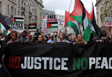 پلیس لندن حامیان فلسطین را بازداشت و تظاهراتشان را سرکوب کرد