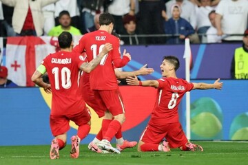 زیباترین برد جام را ترک‌ها کسب کردند / گرجستان ۱ - ترکیه ۳ + فیلم خلاصه بازی