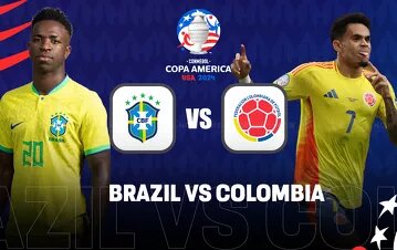 پخش زنده بازی برزیل - کلمبیا در کوپا آمریکا؛ بامداد چهارشنبه ساعت ۴:۳۰ + لینک
