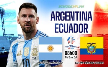 پخش زنده بازی لیونل مسی / بازی آرژانتین - اکوادور در کوپا آمریکا؛ بامداد چهارشنبه ساعت ۴:۳۰ + لینک